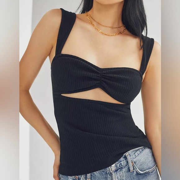 Agolde Isla Cut Out Tank Top - Picture 4 of 9